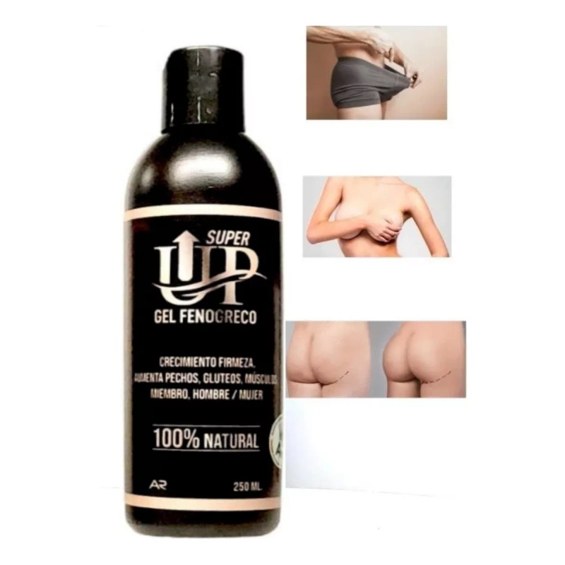 super up Pack X4 Gel Fenogreco Y Maca Black Y