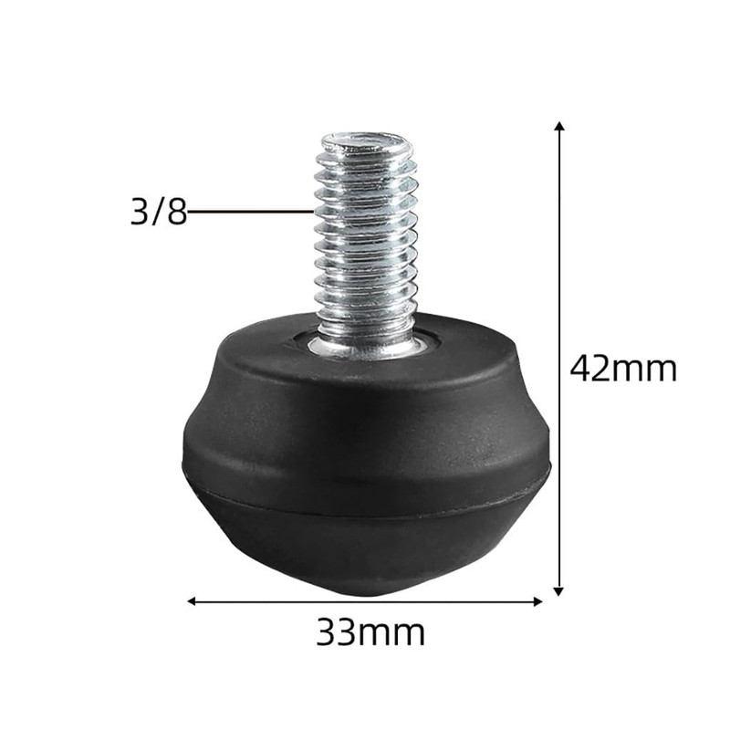 CS PRIORITY Universal Anti-slip 3/8 Inch Screw Monopod Rubber Foot