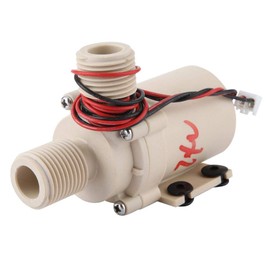 Circulation Pump, 1/2" 24V DC 0.7A Solar Circulation for Water Heater, Water Dispenser, Floor Heating, Fountains, 8L/min