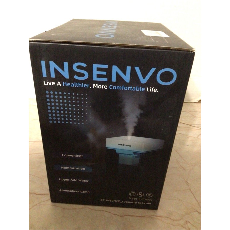 Insenvo Cool Mist Humidifier 3 Liter Brand New In Box