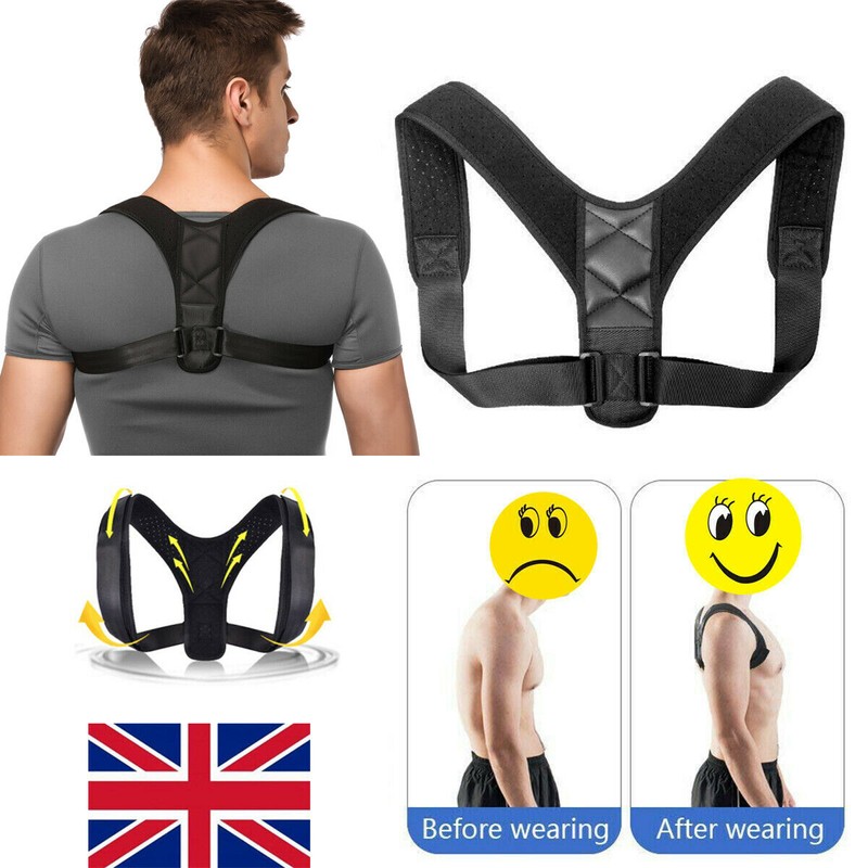 Unisex Upper Back Posture Corrector Posture Shoulder Back Holder Clavicle