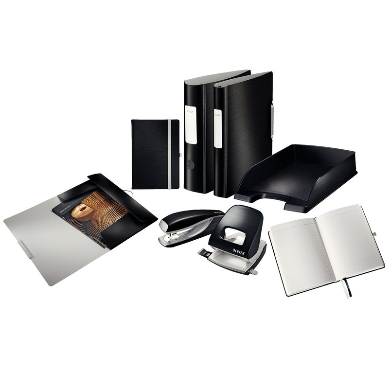 Leitz Multi Function Folder, Arctic, Satin Black 65mm