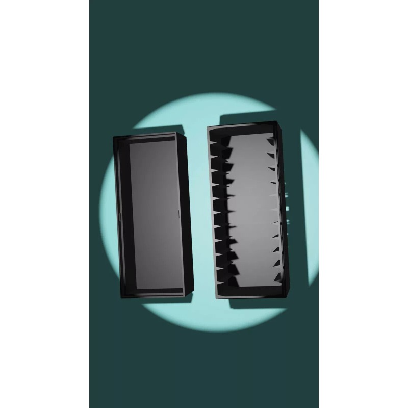 Storage Solutions 3DP Black Storage Box Holds 12x 10 oz