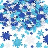 100 Pcs Glitter Snowflake Confetti Party Table Scatter Confetti Foam