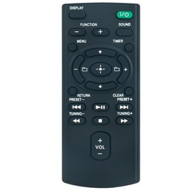 RM-AMU197 Replace Remote Control Applicable for Sony CMT-X7CD CMTX7CD CMT-X5CD CMTX5CD CMT-X7CDB CMTX7CDB CMT-X5CDB CMTX5CDB Home Audio System