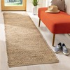 Safavieh Cape Cod Collection CAP355A Handmade Braided Jute Runner, 2'3"