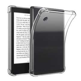 kwmobile Cover Compatible with Kobo Clara BW/Colour Case - eReader Cover - TPU Case Protective Cover - Flexible and Lightweight - Transparent
