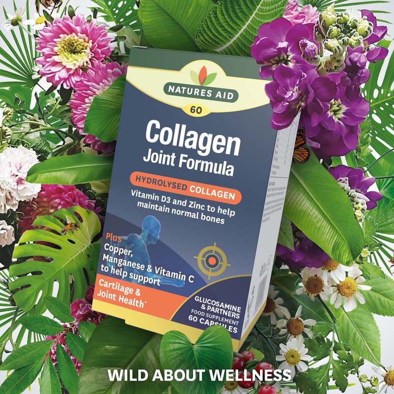 Natures Aid Collagen Joint Formula with Vitamin C, Copper and