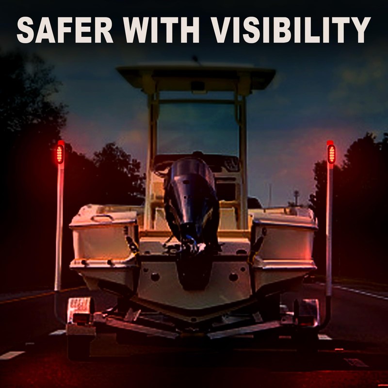 NeaLia Boat Trailer Guide Lights, IP67 Waterproof Boat Trailer Guide