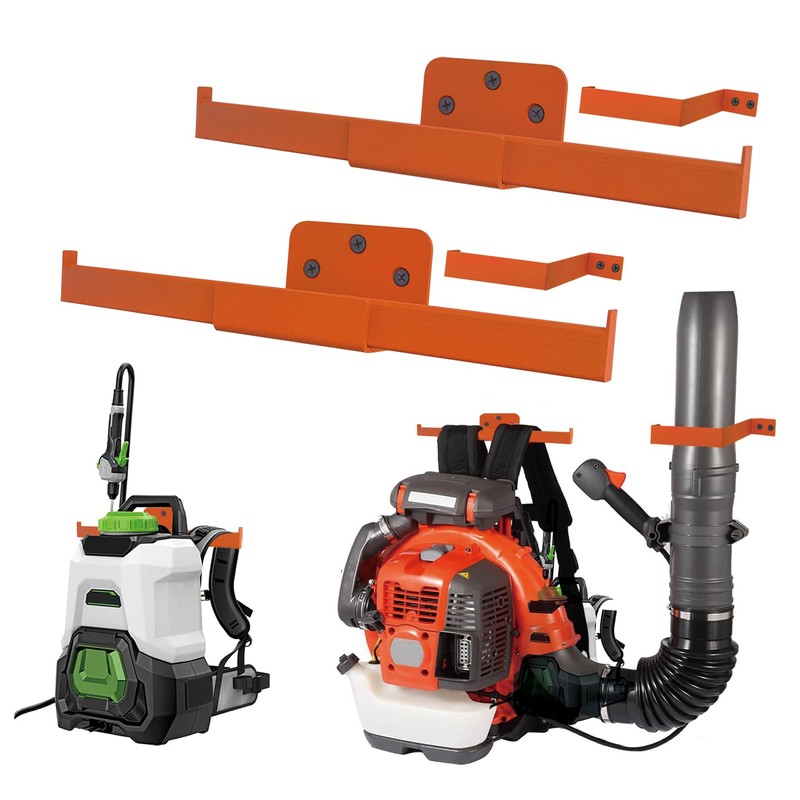 1 Pack Backpack Leaf Blower Hanger with Hose Holder, Heavy-Duty