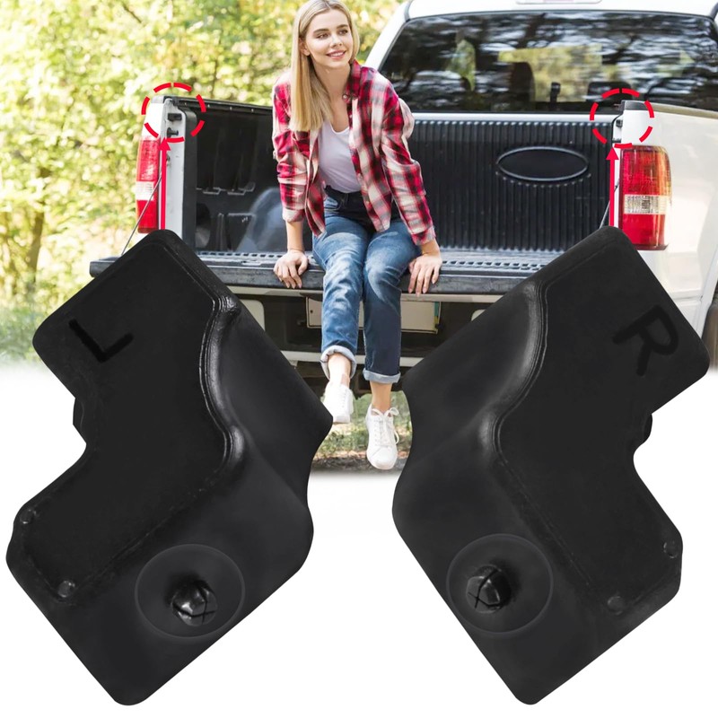 Tailgate Upper Rubber Bushing Bumper, LH & RH Tailgate Top