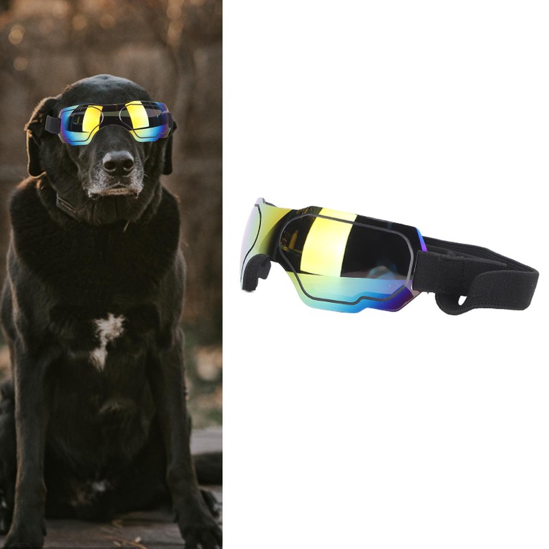 Dog Goggles Windproof UV Protection Dog Sunglasses for Medium Large