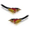 Aptii Triple 3x RCA Cable Gold Phono Audio Video Lead 10 m