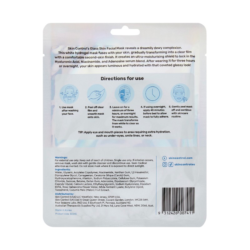 Skin Control Glass Skin Hyal Fc Mask