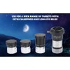 Astronomical Telescope Accessory Kit,1.25 inch Plossl Telescope Eyepiece Set 4/10/25mm