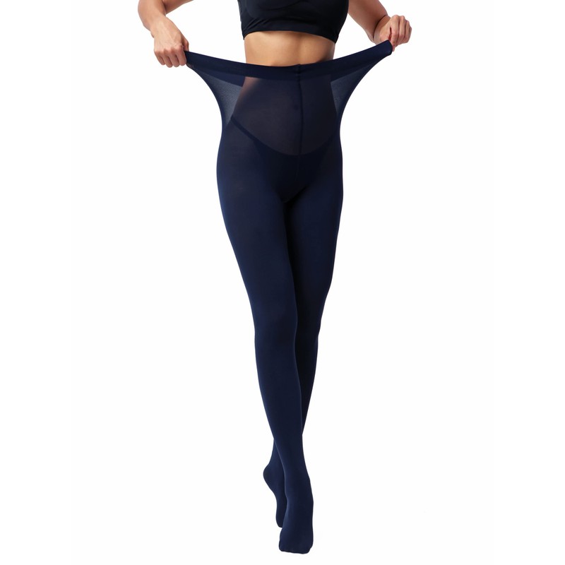 EVERSWE Women's 80 Den Soft Opaque Tights, Women's Tights (L/XL,