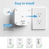 BN-LINK Multi Plug Outlet Extender 2 Pack, 3 Wall Outlets