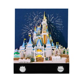 Calendario de computadora 2026 3D Bloc de notas de papel con castillo mágico de luz 3D Bloc de notas de papel para manualidades, notas no adhesivas, regalo decoración de oficina, regalo creativo