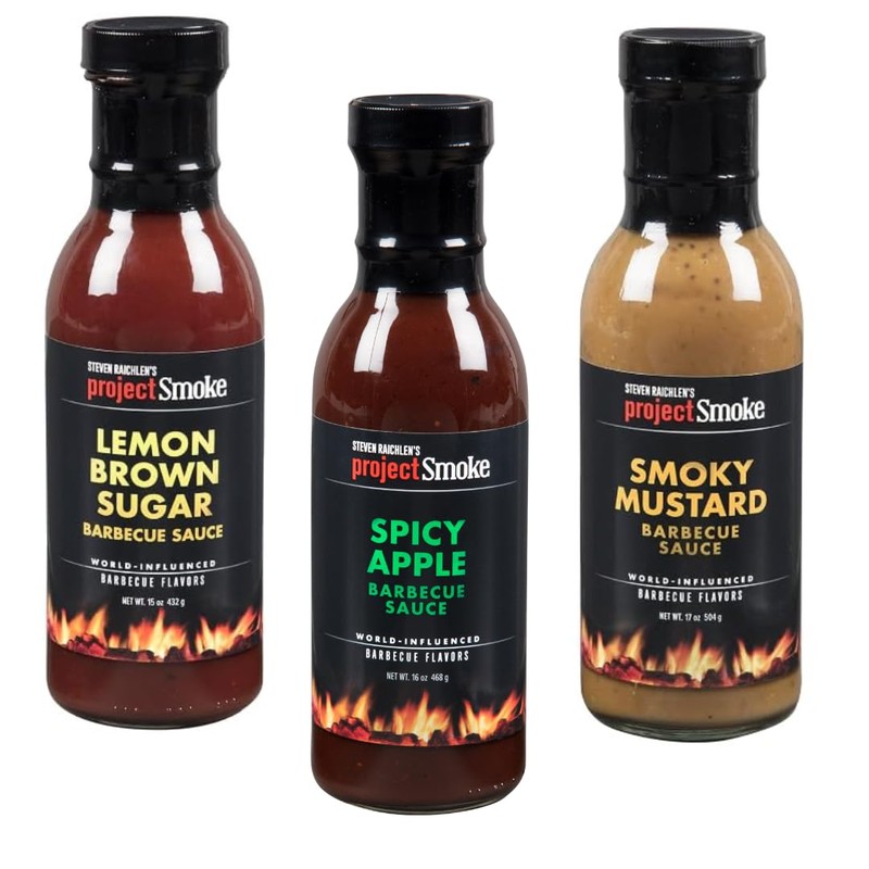 Steven Raichlen Project Smoke BBQ Sauce Gift Set – 3