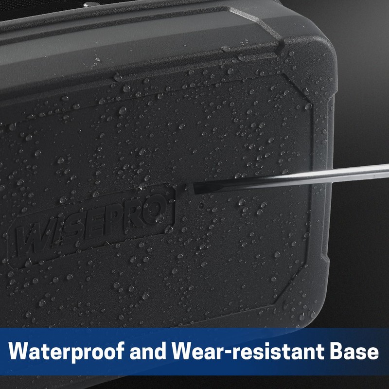 WISEPRO Heavy Duty Canvas Tool Tote Bag, Multi-Purpose Flame Resistant