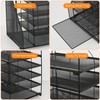 LEKETREE LEKETREE Desk Organizers and Accessories, 5-Tier Paper Letter Tray