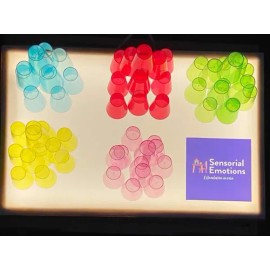 Caja De Luz Blanca Sensorial 40x60 Montessori Reggio Emilia                                                                                           
