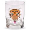 Charley Harper Cool Carnivore Double Old-Fashioned DOF Set of 4