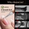 GSWOI 12mm nail liner Acrylic Brush for french tips-Precision Striper