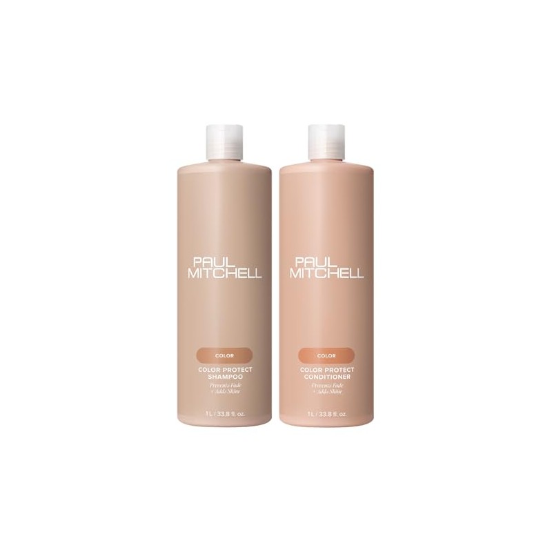 Paul Mitchell Color Protect Shampoo and Conditioner, Adds Protection, For
