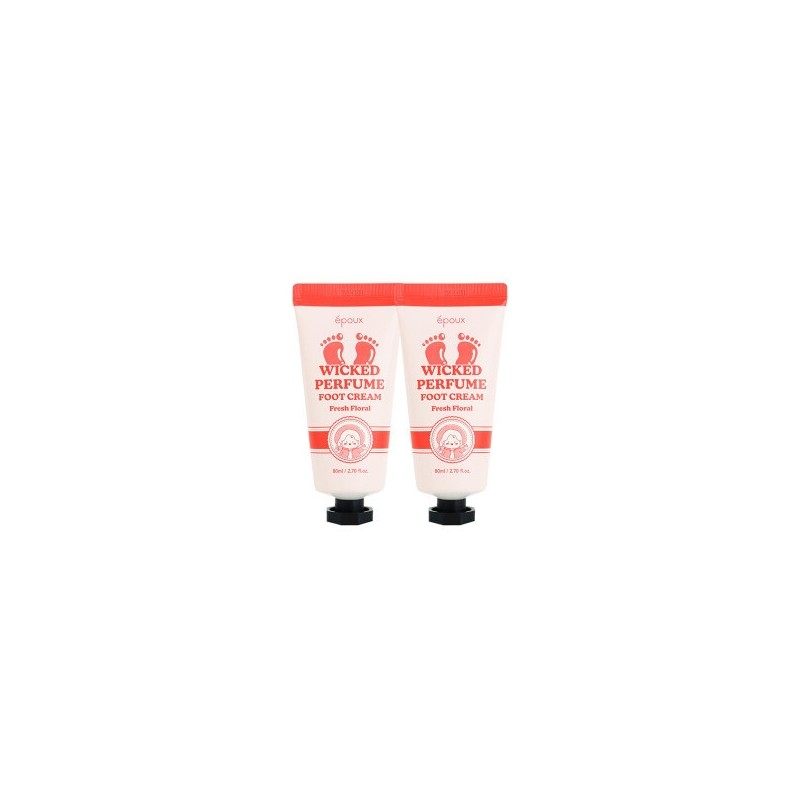 (1+1)Eppu Fragrance Witch Foot Cream Fresh Floral 80ml Foot Cream