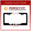 Full Moon Forest License Plate Frame License Plate Stainless Steel