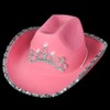 Rhode Island Novelty Child Pink Cowboy Hat with Blinking Tiara