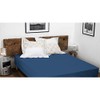 Home Linge Passion Dark Blue Fitted Sheet, 90 x 190
