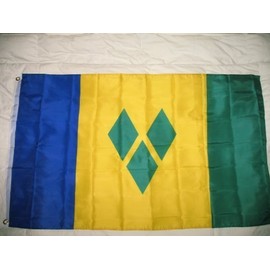 Saint Vincent Grenadines Flag Banner 3x5 Flag indoor/outdoor by RFCO
