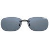9333-02 Sunglasses Clip On Keeper Smart M Smoke Polarized &