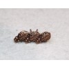 Triple Bronze Oak Leaf Cluster Ribbon Attachment