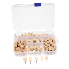 Operitacx 1 Schachtel Hölzerne Stecknadel Faltbare Auffangflasche Für Flaschen Büro Reißnägel Reize Schlüssel Modische Sommerschuhe Handgefertigte Ringe Handwerkliche Dekoration Legierung