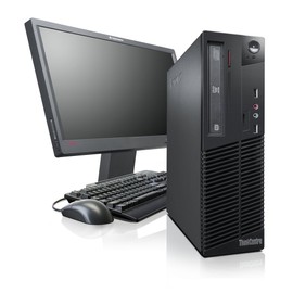 Lenovo ThinkCentre M73 Small Form Factor Desktop (Intel Core i5-4570, 4GB RAM; 250GB HDD; NVIDIA® GeForce® GT 620; Windows 8.1 Professional)