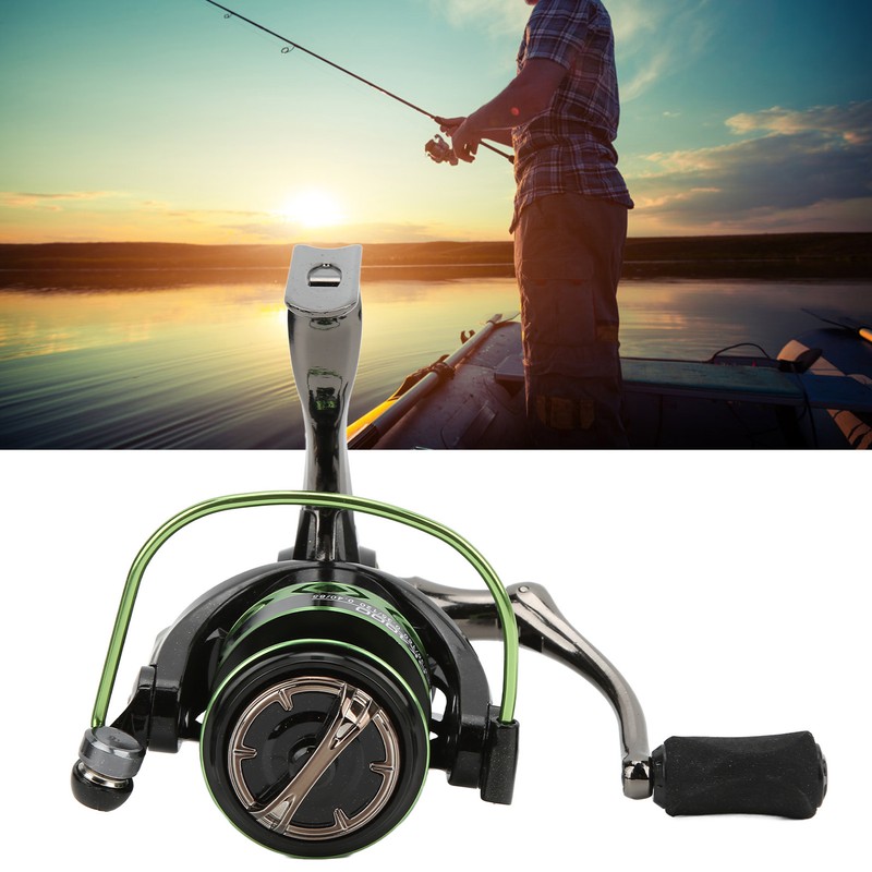 All Metal Fishing Line Wheel 45° Large Chamfer 5.2:1 Spinning