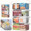 Goovilla Freezer Organizer Bins with Foldable Handle, 8 Pack Stackable