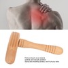 Wooden Gua Sha Board Sturdy Polished Beech Safe Smoothing Widely