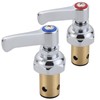 Hot and Cold Side Handle Stem Assembly for T&S Brass