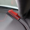 autopart2021 Red Carbon Fiber Instrument Dashboard Side Panel Trim For