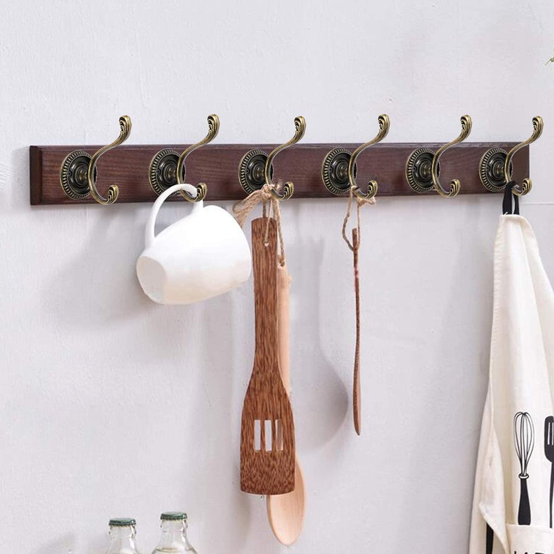 TaimeiMao Bedroom Coat Hat Hooks, Pack of 8 Coat Hooks,