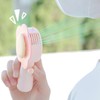 Mini Handheld Fan Cute Flower Shape Strong Wind USB Rechargeable