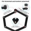 evermotor Bicycle Folding Lock with Bracket, 85 cm Long, High