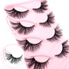 3D False Eyelashes, Cat's Eye, Natural Artificial Eyelash Extensions Set,