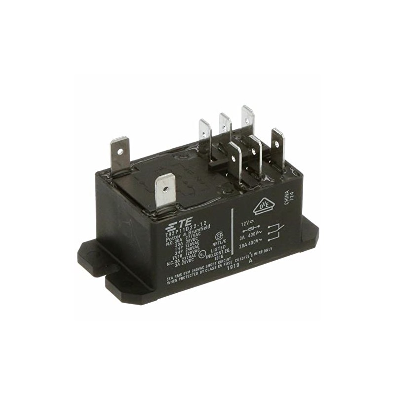 Potter & Brumfield T92P11D22-12 Power Relay DPDT 12V DC 30A,