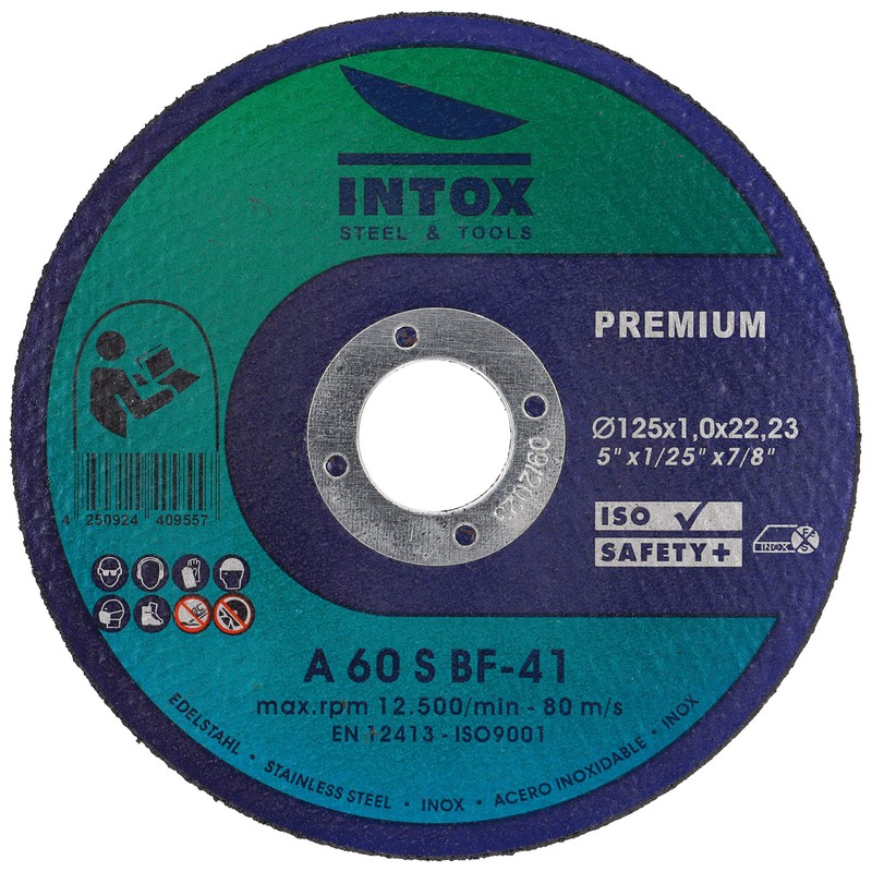 INTOX 125 mm x 1.0 mm Thin Cutting Discs -
