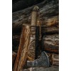 AX-7992 Custom Gift Forged Carbon Steel Viking Axe with Rose
